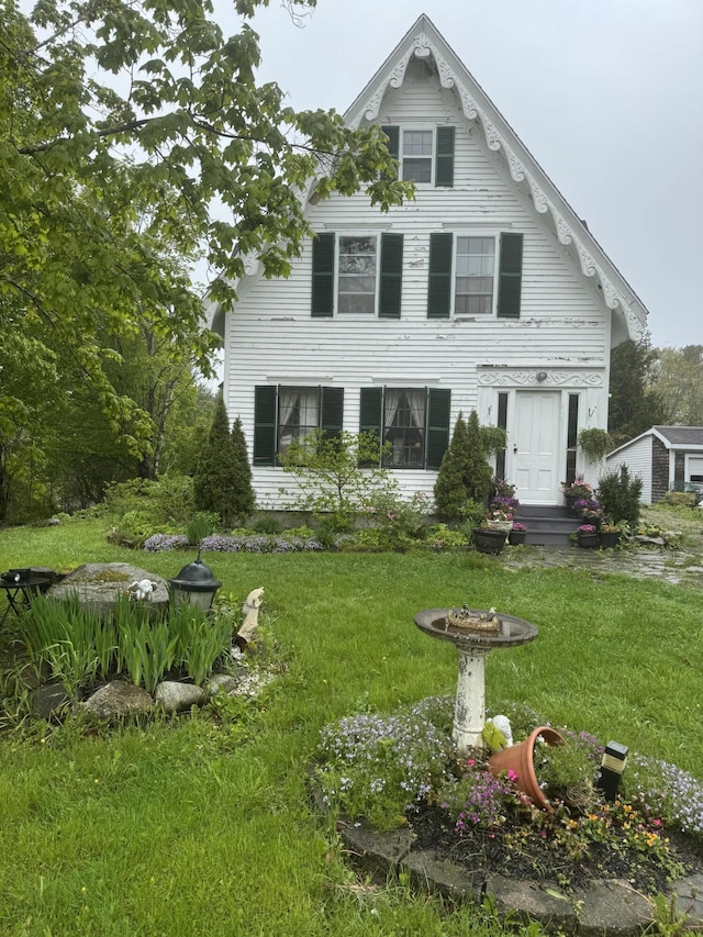 29 Fish Point Rd, Orland, ME 04472 - view of front of home with a front lawn