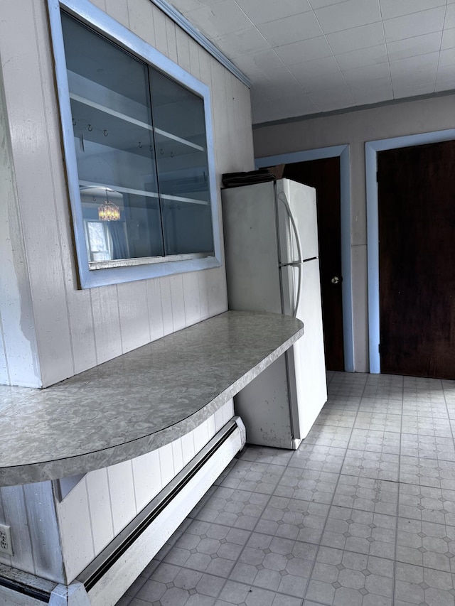 1596 Bald Mountain Rd, Orland, ME 04472 - interior space with a baseboard heating unit
