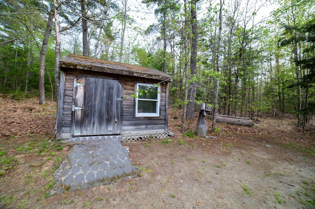 51 Brookview Dr, Bucksport, ME 04416 - view of shed with a view of trees