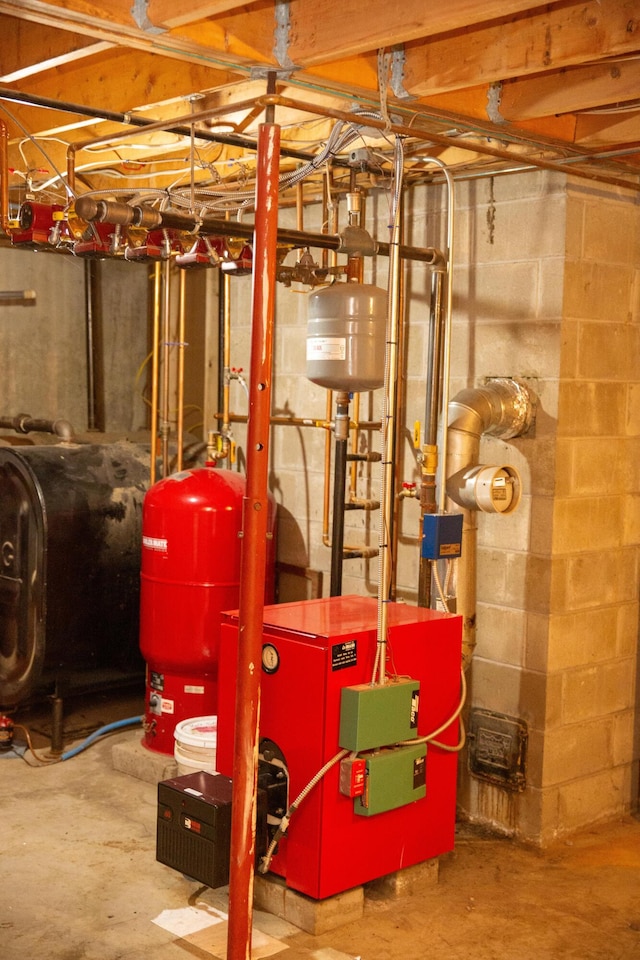 51 Brookview Dr, Bucksport, ME 04416 - utilities with heating fuel and a heating unit