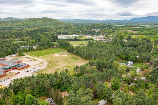 55 Woodland St, Fryeburg, ME 04037 - view of property location featuring mountains and a heavily wooded area