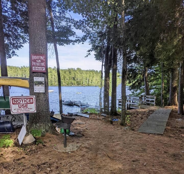 19 Birch Ests, Rome, ME 04963 - dock featuring a water view