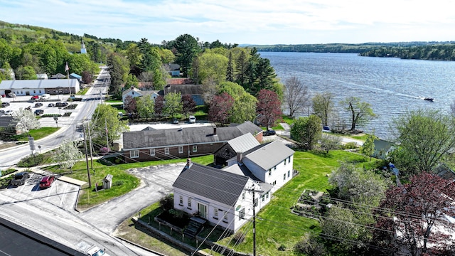 43 Main St, Harrison, ME 04040 - aerial view of a nearby body of water