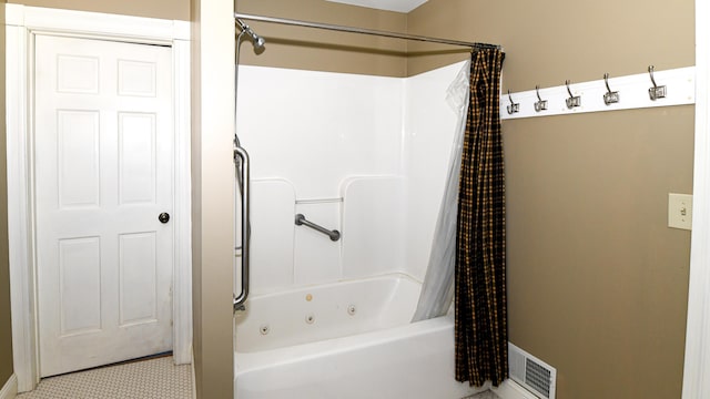 43 Main St, Harrison, ME 04040 - bathroom featuring shower / bath combination with curtain