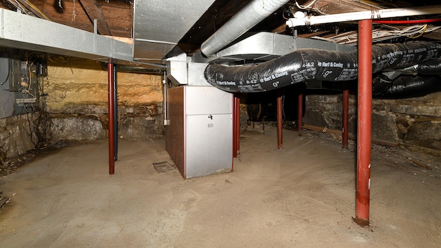 43 Main St, Harrison, ME 04040 - view of unfinished below grade area