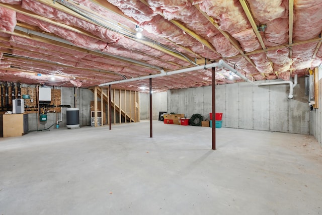 6 Roberts Ln, Kennebunkport, ME 04046 - unfinished basement featuring a water softener system