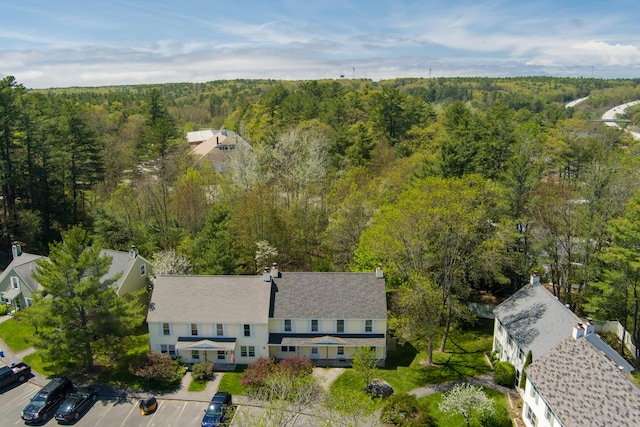 48 Pine Hill Dr Unit 48, Bath, ME 04530 - bird's eye view of a heavily wooded area