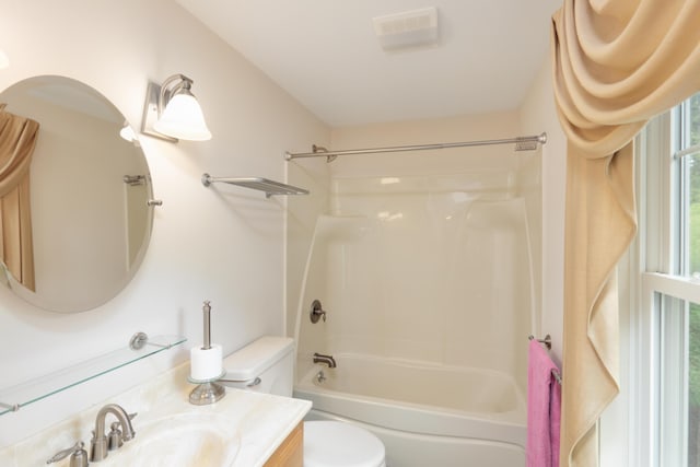 359 Beech Plains Rd, Buxton, ME 04093 - full bath with toilet, shower / tub combination, and vanity