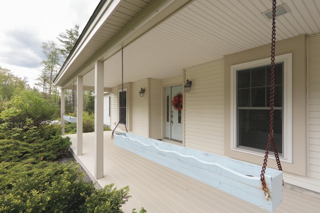359 Beech Plains Rd, Buxton, ME 04093 - view of wooden porch