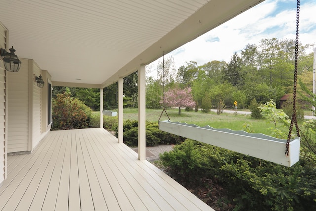 359 Beech Plains Rd, Buxton, ME 04093 - porch featuring a lawn