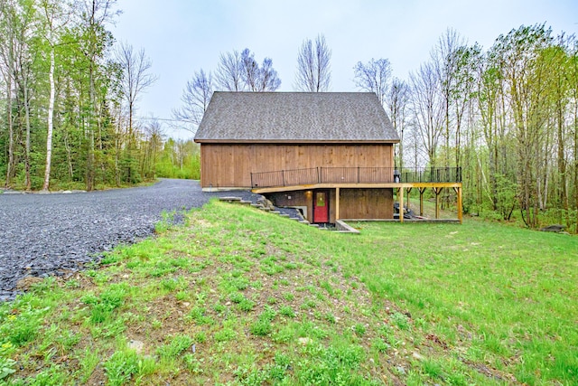 view of outbuilding