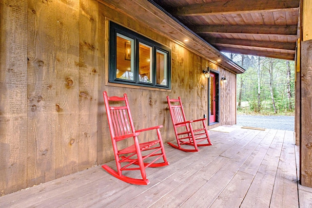 view of deck