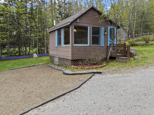 62 Lady Slipper Ln, Weld, ME 04285 - view of home's exterior