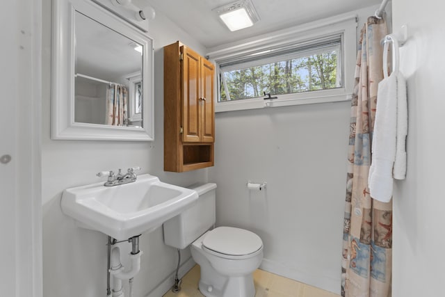 62 Lady Slipper Ln, Weld, ME 04285 - bathroom featuring toilet and a shower with curtain