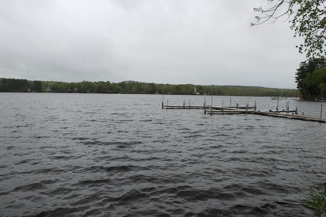 1270 Lakeview Dr Unit 21, China, ME 04358 - dock featuring a water view