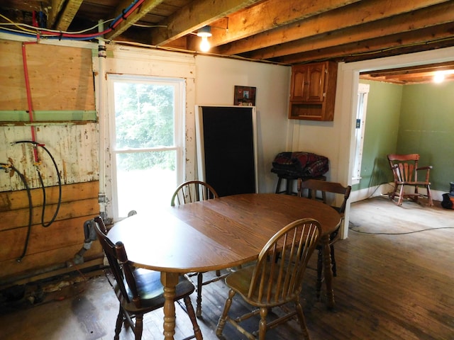124 Church St, Dexter, ME 04930 - dining room with wood finished floors
