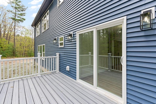 15 Stone Ledge Dr, Lewiston, ME 04240 - view of wooden deck