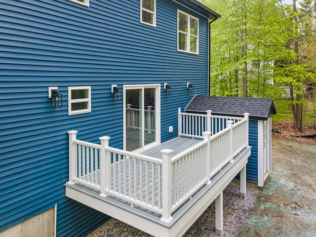 15 Stone Ledge Dr, Lewiston, ME 04240 - view of wooden deck