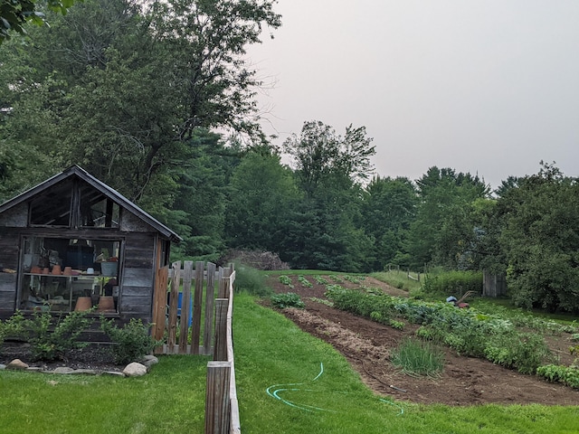 286 Canaan Rd, Clinton, ME 04927 - view of yard with fence
