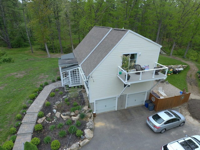 239 Cider Hill Rd, York, ME 03909 - aerial view of property and surrounding area with a forest