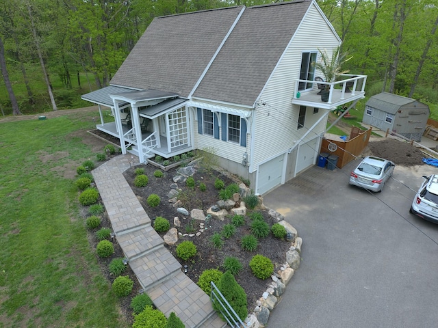 239 Cider Hill Rd, York, ME 03909 - view of subject property with a heavily wooded area