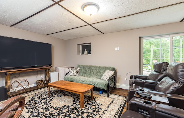 239 Cider Hill Rd, York, ME 03909 - living room featuring wood finished floors and baseboards