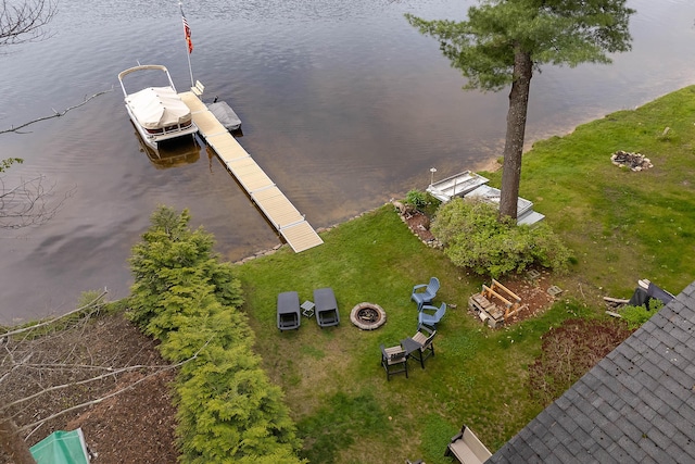 159 Loop Rd, Acton, ME 04001 - drone / aerial view of a nearby body of water