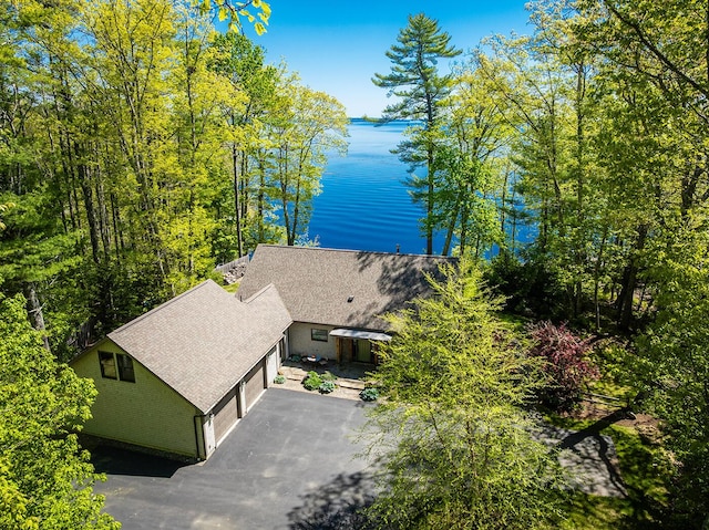 1496 Atlantic Hwy, Northport, ME 04849 - view from above of property featuring a large body of water
