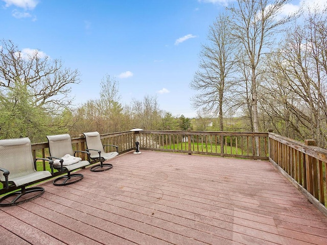19 Falls Rd, Benton, ME 04901 - view of deck