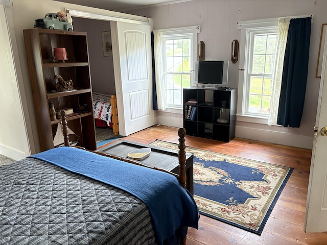 1233 State Route 32, Bristol, ME 04564 - bedroom with hardwood / wood-style floors