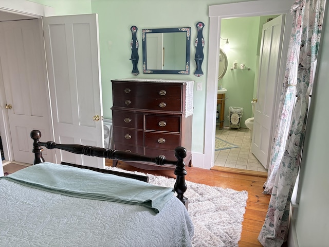 1233 State Route 32, Bristol, ME 04564 - bedroom featuring wood finished floors and ensuite bath