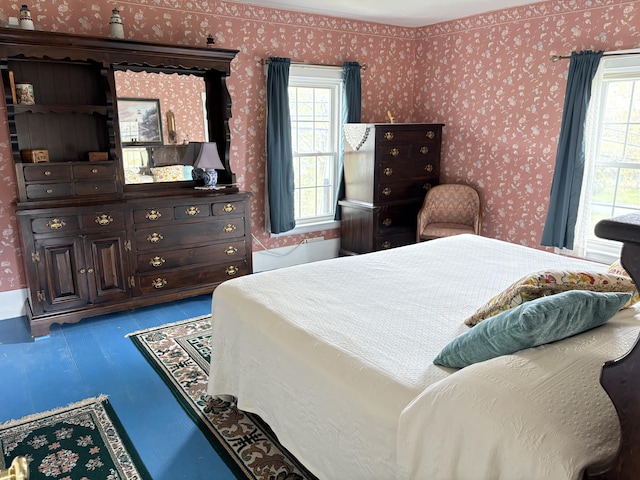 1233 State Route 32, Bristol, ME 04564 - bedroom featuring wallpapered walls