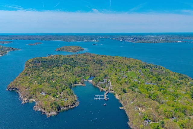 28 Ingalls Rd Unit 28, Portland, ME 04109 - aerial view of a large body of water and a forest