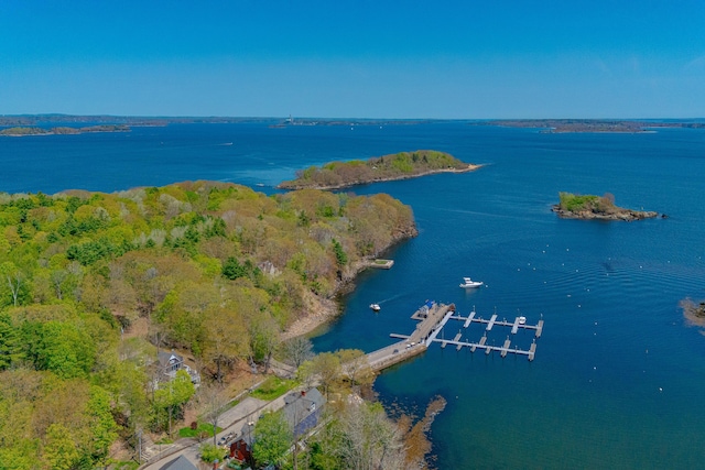28 Ingalls Rd Unit 28, Portland, ME 04109 - drone / aerial view of a large body of water