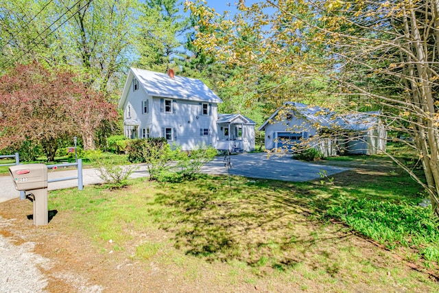 580 Norway Rd, Waterford, ME 04088 - view of yard with an outbuilding and driveway