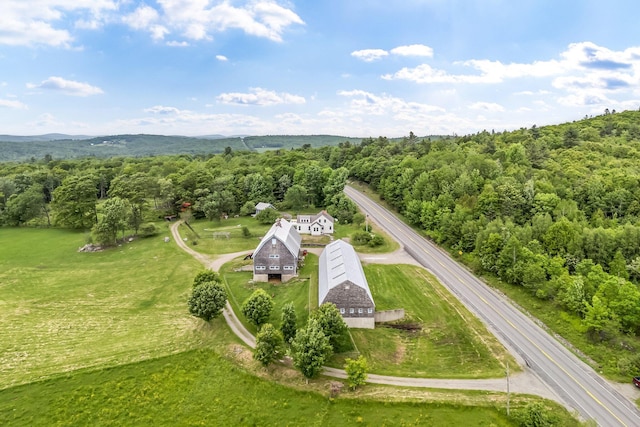 661 Veterans Hwy, Brooks, ME 04921 - view of subject property with a heavily wooded area