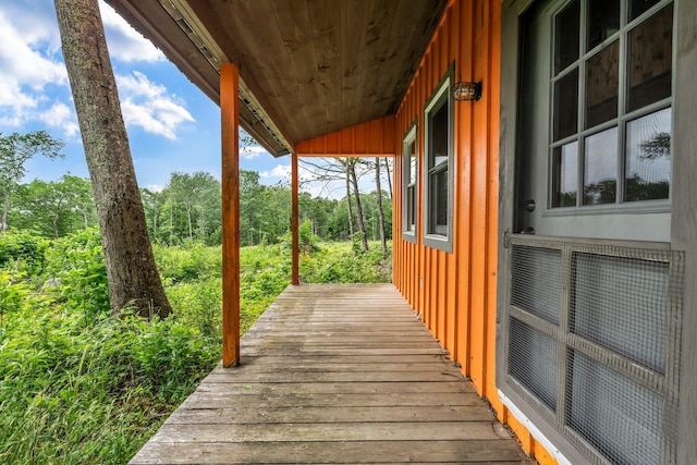 661 Veterans Hwy, Brooks, ME 04921 - view of wooden terrace