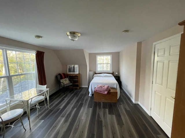 20 Chase Brook Dr, Alexander, ME 04694 - bedroom with dark wood-style floors and baseboards