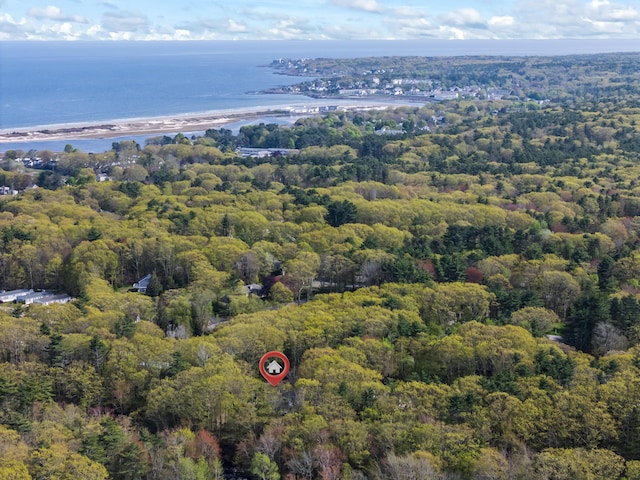 64 Old Kings Hwy, Ogunquit, ME 03907 - view of property location with a heavily wooded area and a large body of water