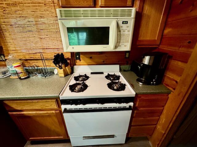 57 Cranberry Dr, Embden, ME 04958 - kitchen with white appliances
