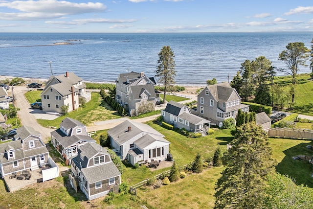 13 Atlantic Cir, Kennebunk, ME 04043 - aerial perspective of suburban area with a large body of water