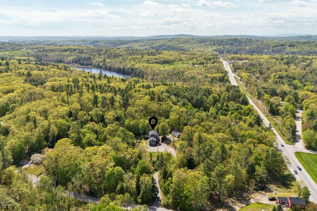 17 S Rd, Winthrop, ME 04364 - bird's eye view of a forest and a nearby body of water