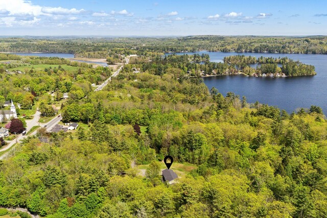 17 S Rd, Winthrop, ME 04364 - bird's eye view of a forest and a large body of water
