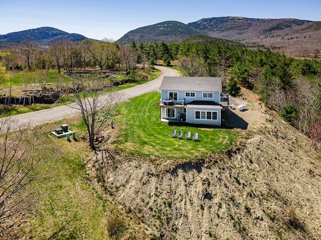 67 Hamilton Hill Way, Bar Harbor, ME 04609 - view of subject property featuring mountains and a forest