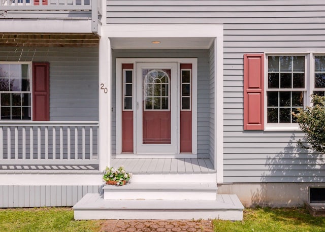 20 Ocean Side Ln, Bristol, ME 04554 - entrance to property with covered porch
