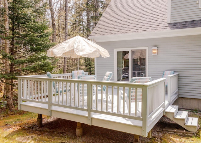 20 Ocean Side Ln, Bristol, ME 04554 - view of wooden deck
