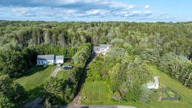 20 Ocean Side Ln, Bristol, ME 04554 - aerial view of property's location featuring a forest