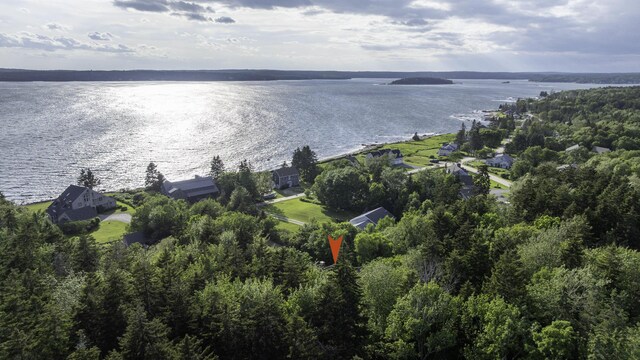 20 Ocean Side Ln, Bristol, ME 04554 - aerial view of property's location featuring a large body of water