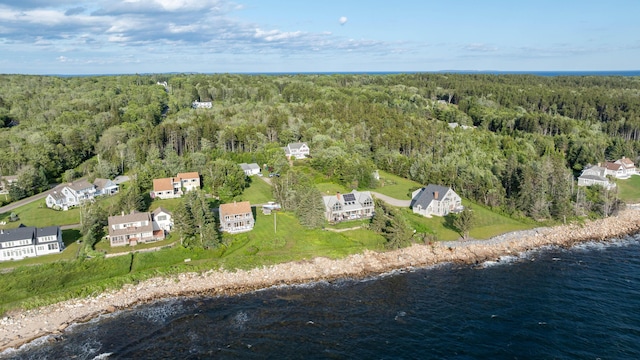 20 Ocean Side Ln, Bristol, ME 04554 - view of property location with a heavily wooded area and a nearby body of water
