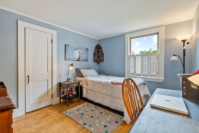 206 Sebago Lake Rd, Gorham, ME 04038 - bedroom with wood finished floors and crown molding